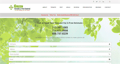 Desktop Screenshot of greentermite.com